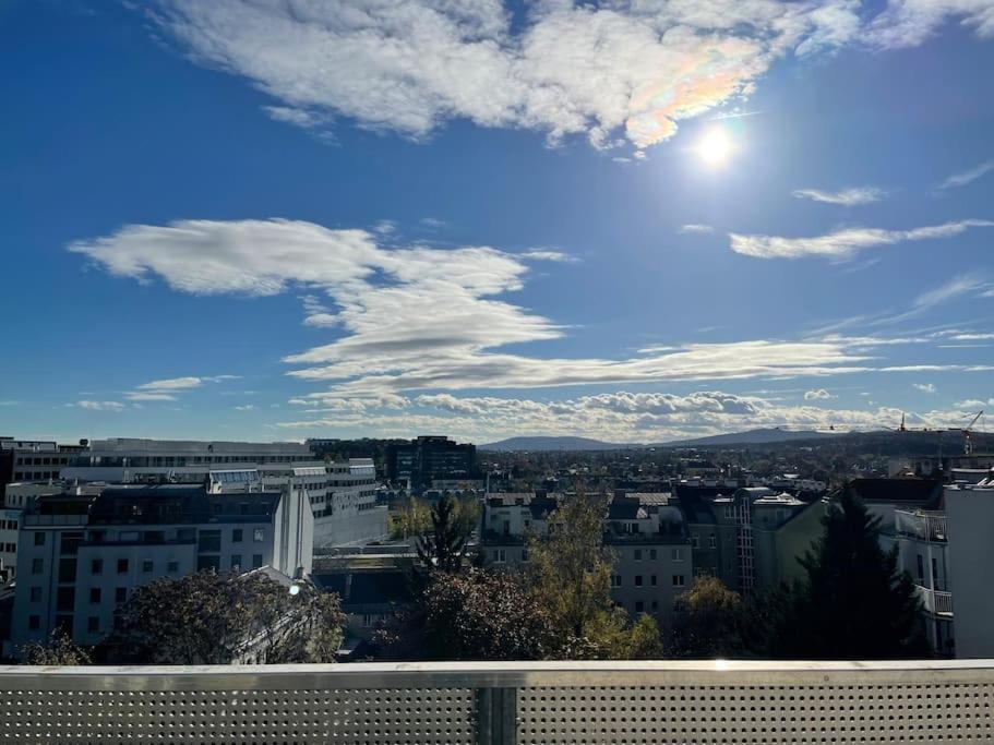Rooftop Terrace- Panoramablick Ueber Wien Lägenhet Exteriör bild